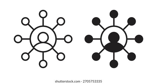 Afiliada de marketing icono de Vector elemento de diseño aislado. EPS10
