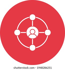 Affiliate, marketing, network icon vector image. Can also be used for seo and web. Suitable for use on web apps, mobile apps and print media.