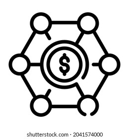 affiliate marketing outline design, SEO and web flat design for mobile concepts and web apps. Collection of modern infographic logo and pictogram.