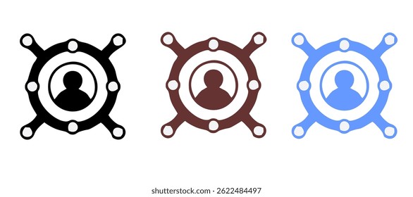 Affiliate Marketing solid icons collection.Containing Marketing, SEO, Success, Management, Business, Customer, Social Media