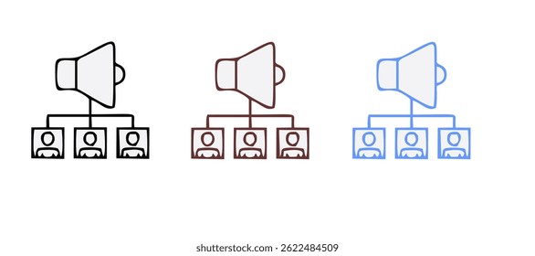 Affiliate Marketing solid icons collection.Containing Marketing, SEO, Success, Management, Business, Customer, Social Media