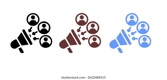 Affiliate Marketing solid icons collection.Containing Marketing, SEO, Success, Management, Business, Customer, Social Media