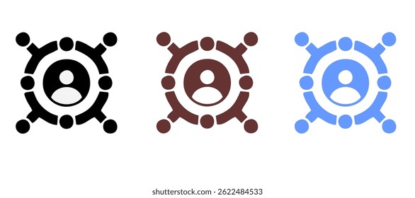 Affiliate Marketing solid icons collection.Containing Marketing, SEO, Success, Management, Business, Customer, Social Media