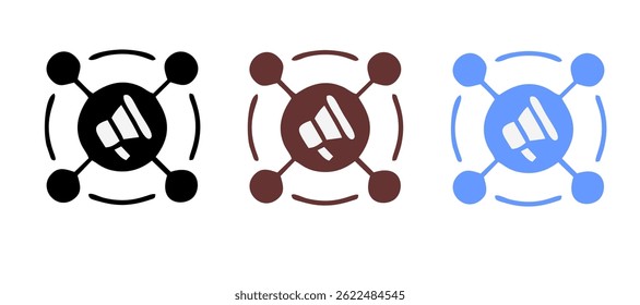 Affiliate Marketing solid icons collection.Containing Marketing, SEO, Success, Management, Business, Customer, Social Media