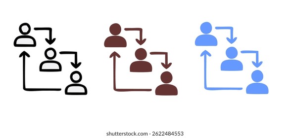 Affiliate Marketing solid icons collection.Containing Marketing, SEO, Success, Management, Business, Customer, Social Media