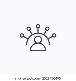 Affiliate marketing vector flat icon set.eps