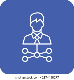 Icono vector de marketing de afiliación. Se puede usar para imprimir, móviles y aplicaciones web.