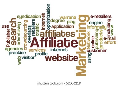 Affiliate Marketing - Word Cloud