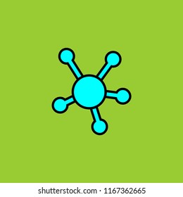 Affiliate network vector icon