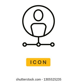 Affiliate vector icon