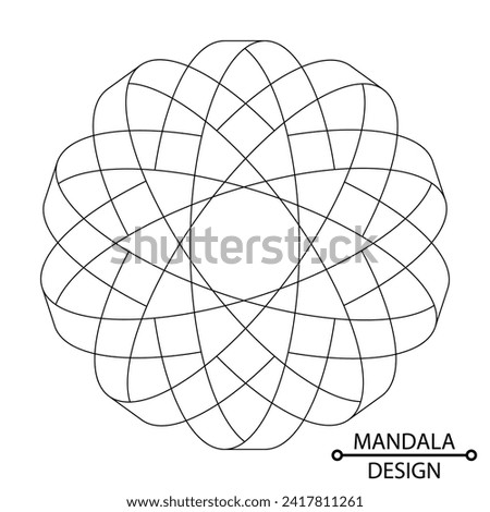 Affirmations Mandala of Coloring Book Page for Adults and Children. Easy Mandala Coloring Book Pages for Adults to Relax, Experiences Give Relief. Resizeable Vector File
