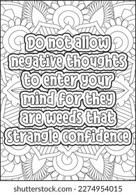  Affirmative quotes coloring page. Positive quotes coloring page. motivational quotes coloring pages design .inspirational words coloring book pages design. Motivational swear word. motivational