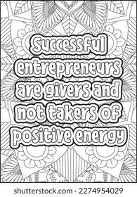  Affirmative quotes coloring page. Positive quotes coloring page. motivational quotes coloring pages design .inspirational words coloring book pages design. Motivational swear word. motivational