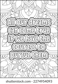  Affirmative quotes coloring page. Positive quotes coloring page. motivational quotes coloring pages design .inspirational words coloring book pages design. Motivational swear word. motivational