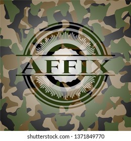Affix camo emblem