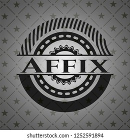 Affix dark badge