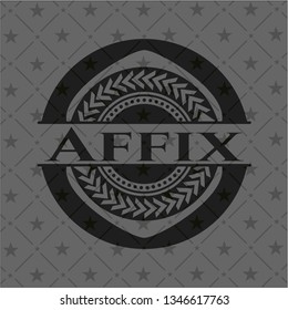 Affix dark icon or emblem