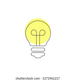 Afflatus. Vector icon isolated on white background.