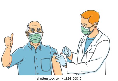 Affordability privilege or priority to access Coronavirus vaccine and vaccination during coronavirus pandemic Concept. Illustration, shape, line, art, graphic in vector isolated on background.