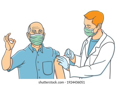 Affordability privilege or priority to access Coronavirus vaccine and vaccination during coronavirus pandemic Concept. Illustration, shape, line, art, graphic in vector isolated on background.