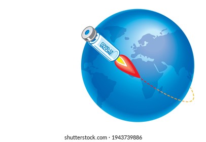 Affordability privilege or priority to access Coronavirus vaccine during coronavirus pandemic around the world Concept. Illustration, art, graphic vector isolated on background.