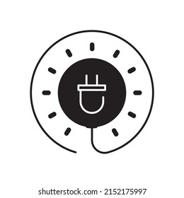 Affordable and clean energy color icon. Corporate social responsibility. Sustainable Development Goals. Pictogram for ad, web. UI UX design element. Editable stroke