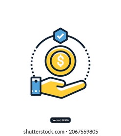 Affordable Pricing icon. Disinfection and Cleaning Related Vector Icons. Collection of linear simple web icons such as cleaner, disinfection, cleaning, washing, and others. vector eps10