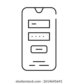 affordance ux ui design line icon vector. affordance ux ui design sign. isolated contour symbol black illustration