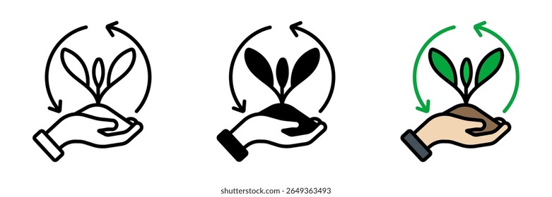 Afforestation is planting trees on barren land to restore ecosystems and reduce atmospheric carbon dioxide levels.