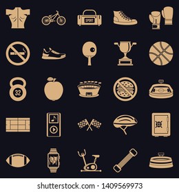 Affray icons set. Simple set of 25 affray vector icons for web for any design