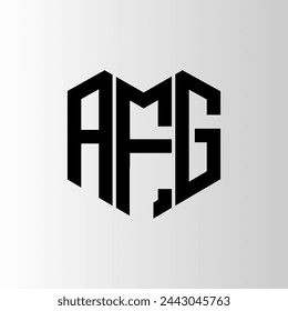 AFG letter logo abstract design. AFG unique design. AFG.
