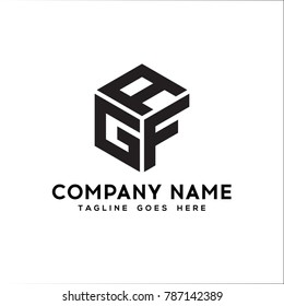 Vector del logotipo de la letra AFG