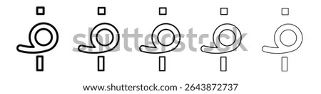 Afghan afghani currency icon black and white vector sign