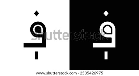 Afghan afghani currency icon linear logo isolated