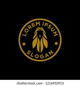 Afghan Hound head logo icon designs vector illustration