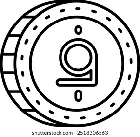 Afghani Line vector Icon Design