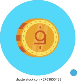 Afghani Line vector Icon Design
