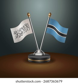 A tabela do Afeganistão e Botsuana sinaliza a relação com o plano de fundo gradiente. Ilustração de vetor