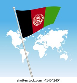 Afghanistan Flag