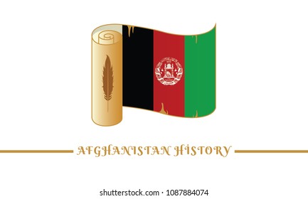 afghanistan flag and afghanistan history