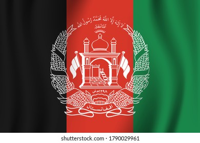 Afghanistan Flaggenbild-Vektorgrafik. EPS.file.