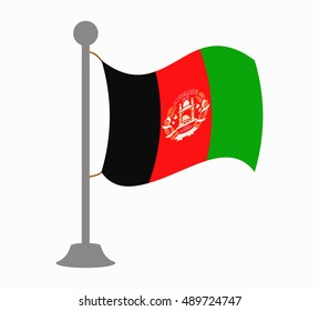 afghanistan flag mast