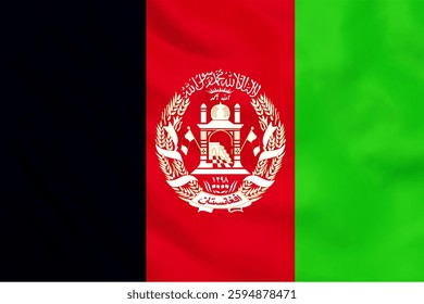Afghanistan Flag Vector Art - High-Resolution Design

