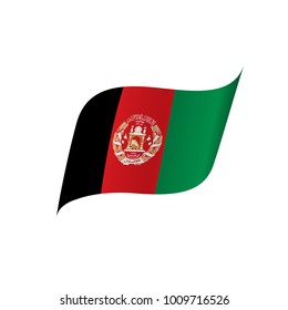 Afghanistan flag, vector illustration