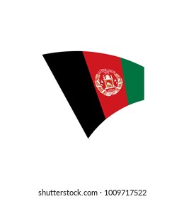Afghanistan flag, vector illustration