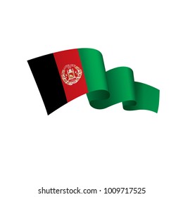 Afghanistan flag, vector illustration