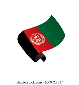 Afghanistan flag, vector illustration
