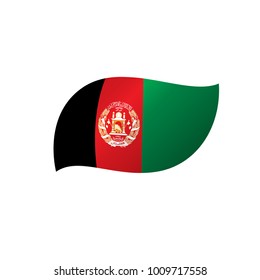 Afghanistan flag, vector illustration