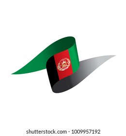 Afghanistan flag, vector illustration