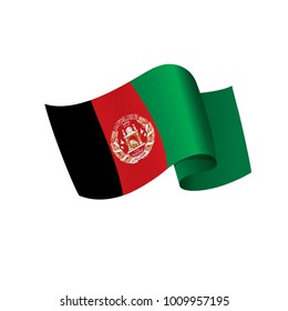 Afghanistan flag, vector illustration